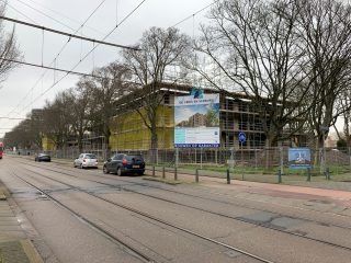Bouw appartementenblokken aan de Dedemsvaartweg in Den Haag